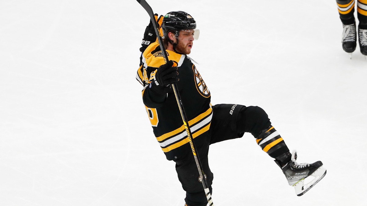 Boston Bruins forward David Pastrnak