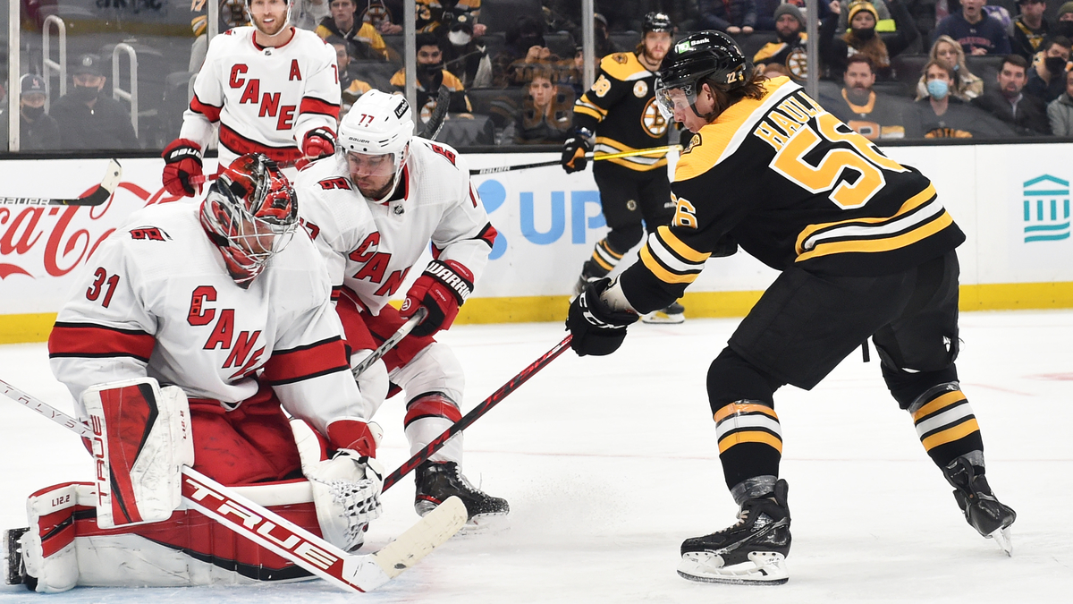 Boston Bruins winger Erik Haula