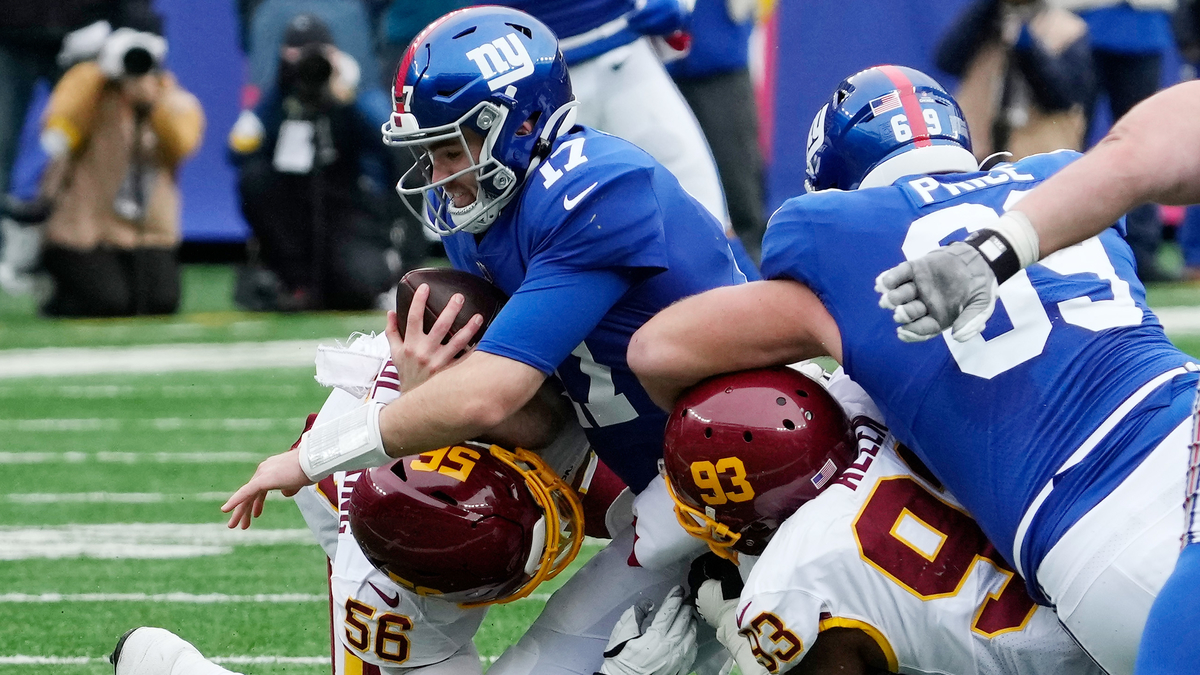 New York Giants quarterback Jake Fromm