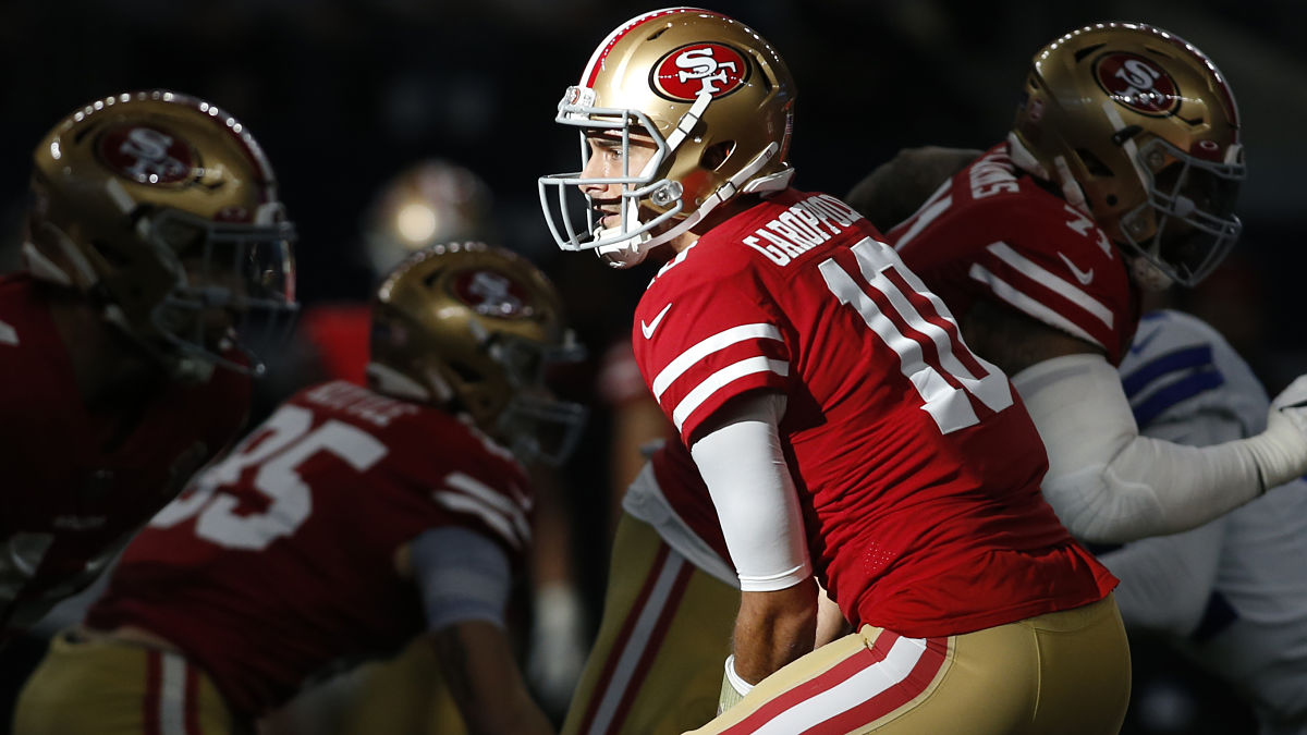 San Francisco 49ers quarterback Jimmy Garoppolo