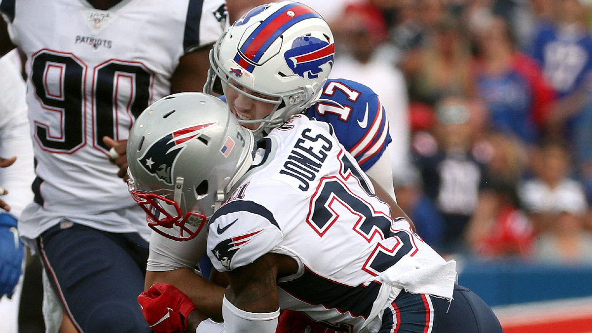 New England Patriots cornerback Josh Allen