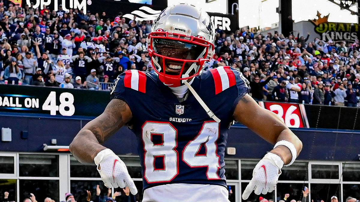New England Patriots wide receiver Kendrick Bourne