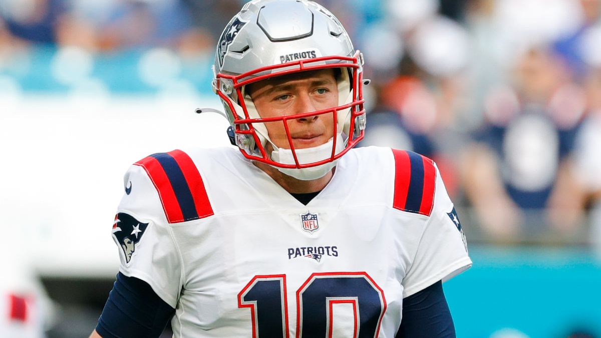 New England Patriots quarterback Mac Jones