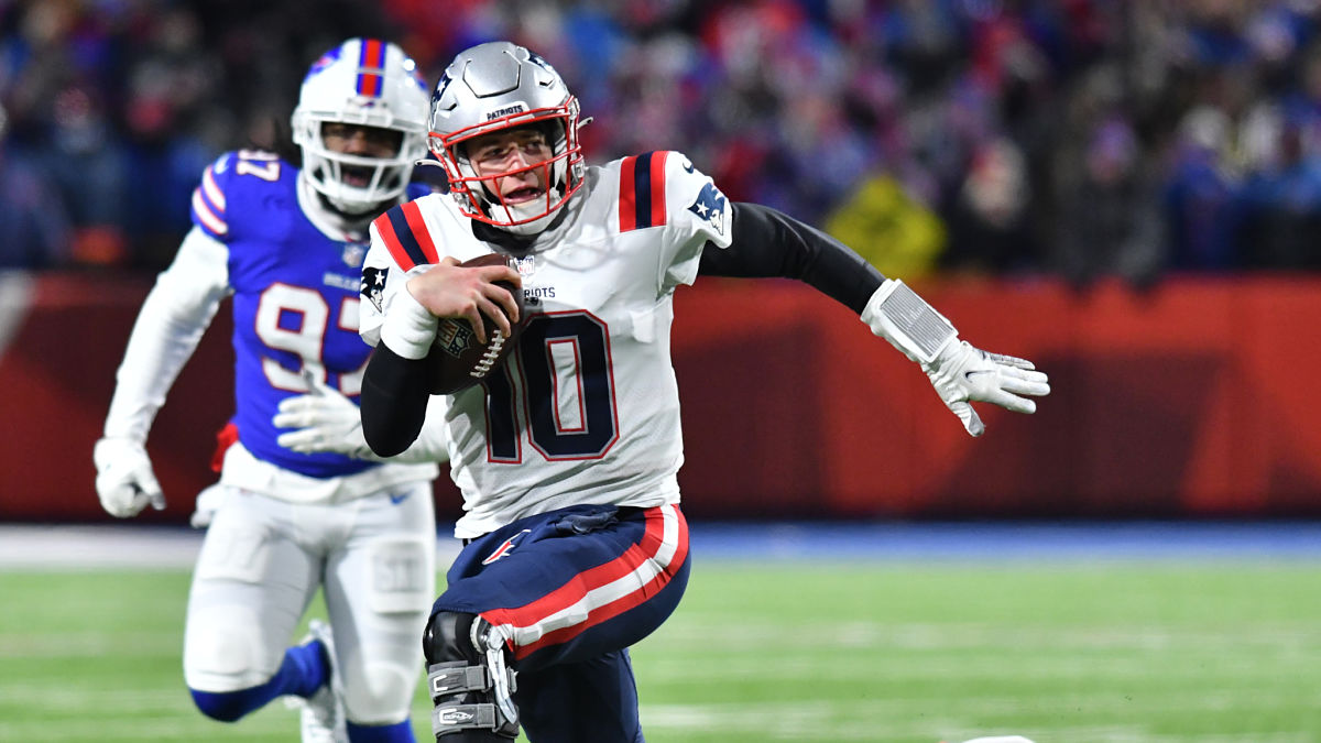 New England Patriots quarterback Mac Jones