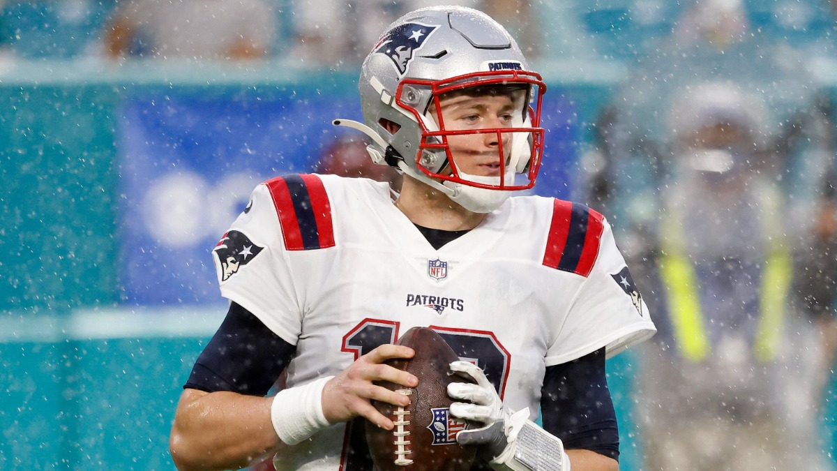 New England Patriots quarterback Mac Jones