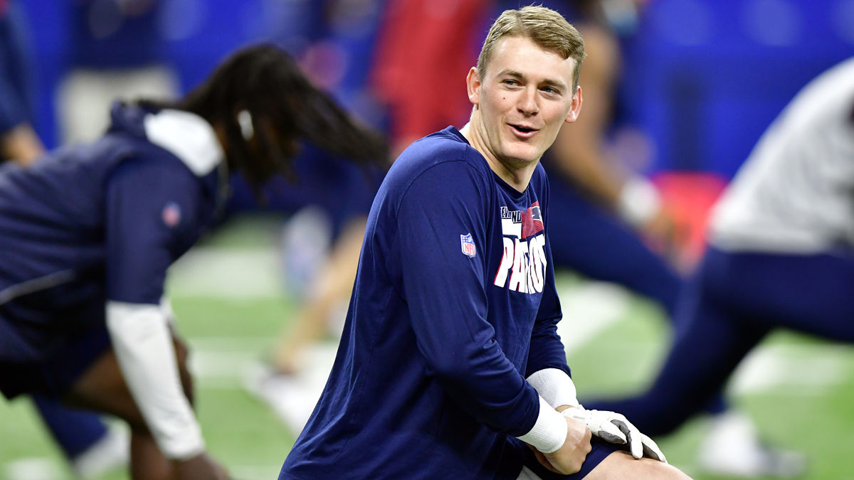 New England Patriots quarterback Mac Jones