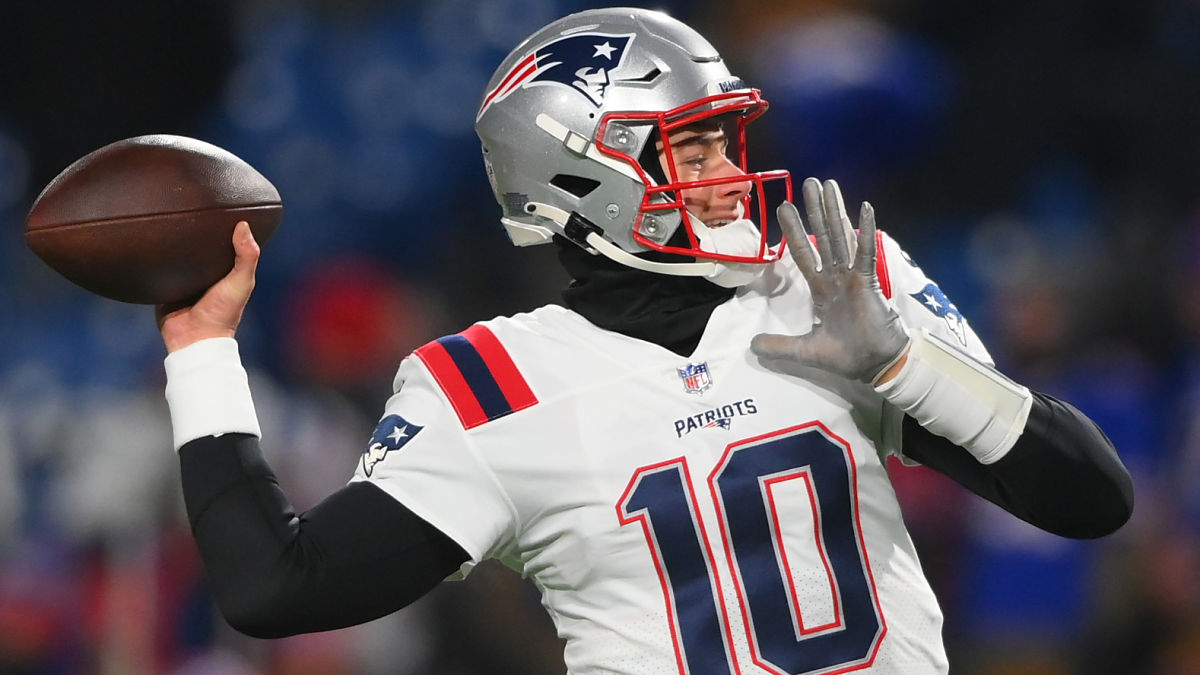 New England Patriots quarterback Mac Jones