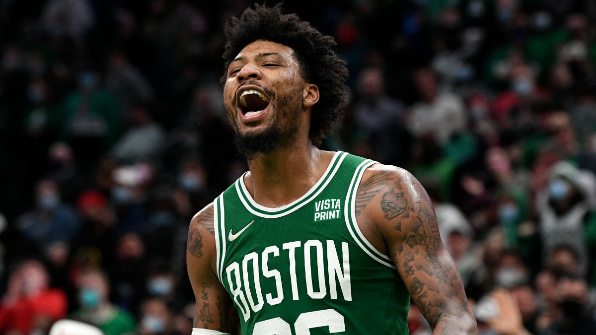 Boston Celtics point guard Marcus Smart