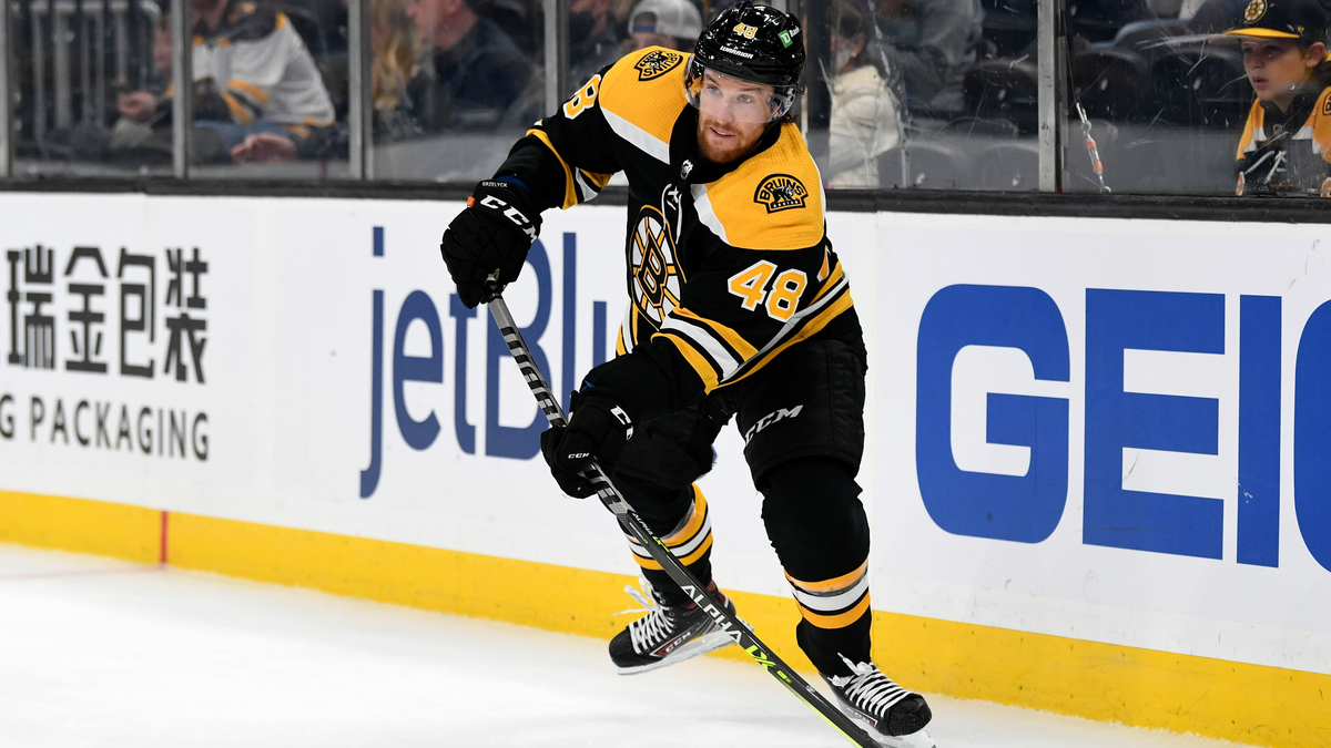 Boston Bruins defenseman Matt Grzelcyk