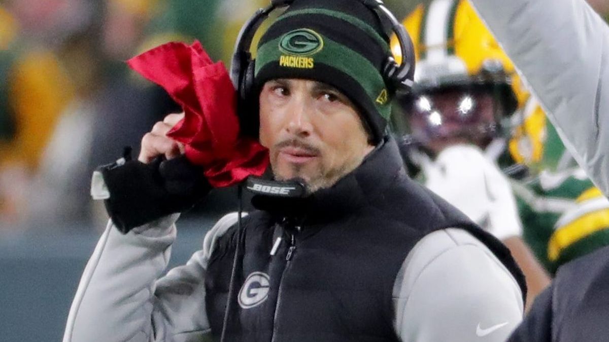 Green Bay Packers coach Matt LaFleur