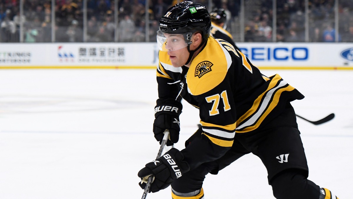 Boston Bruins left winger Taylor Hall