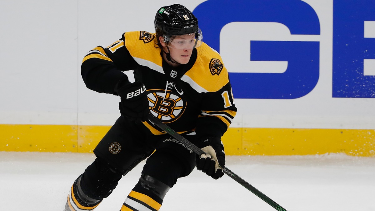 Boston Bruins forward Trent Frederic