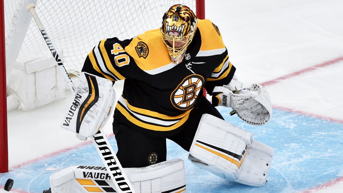 Boston Bruins goalie Tuukka Rask