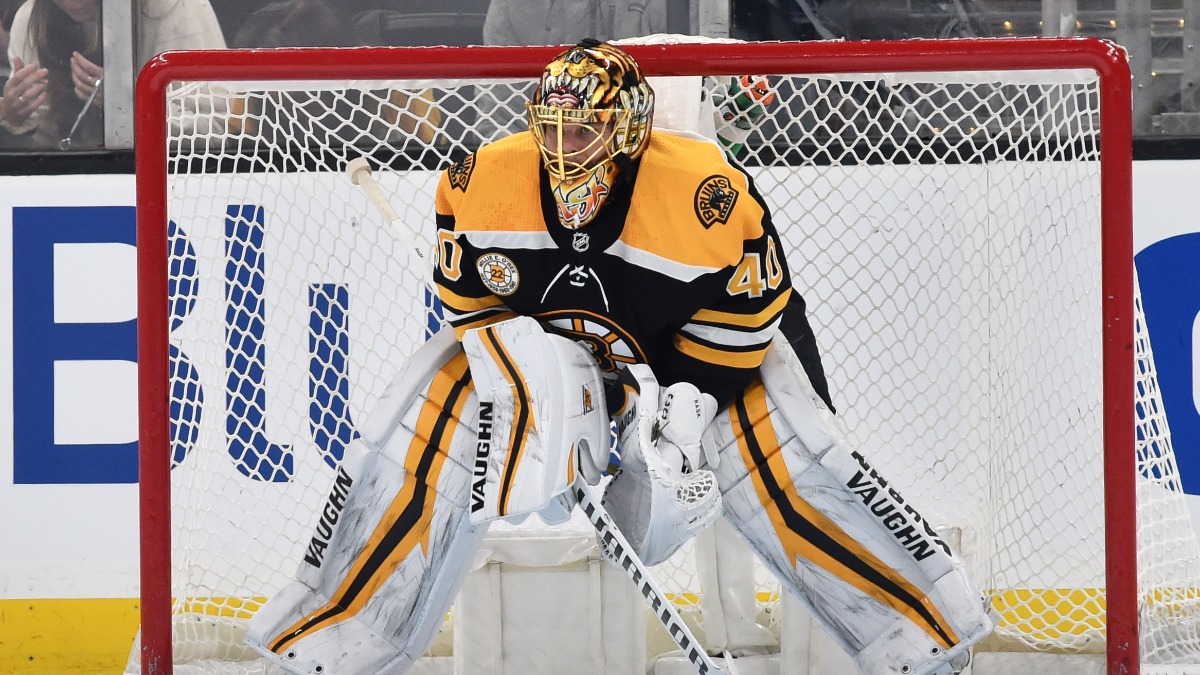 Boston Bruins goalie Tuukka Rask