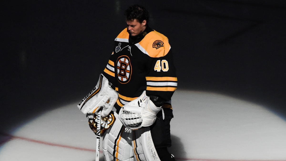 Boston Bruins goaltender Tuukka Rask