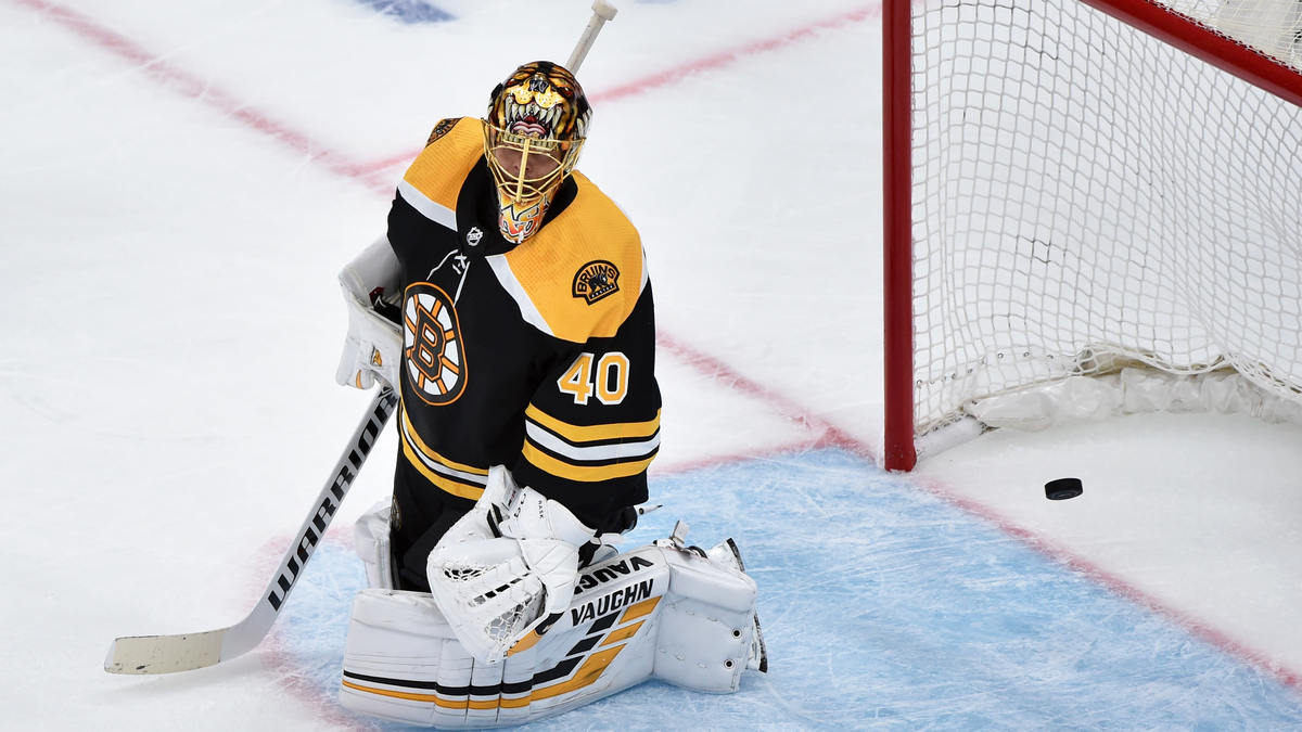 Boston Bruins goalie Tuukka Rask