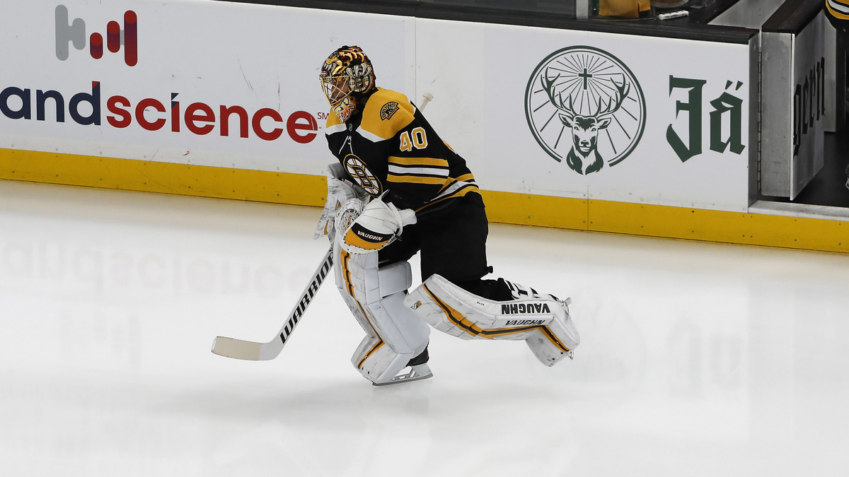 Boston Bruins goalie Tuukka Rask