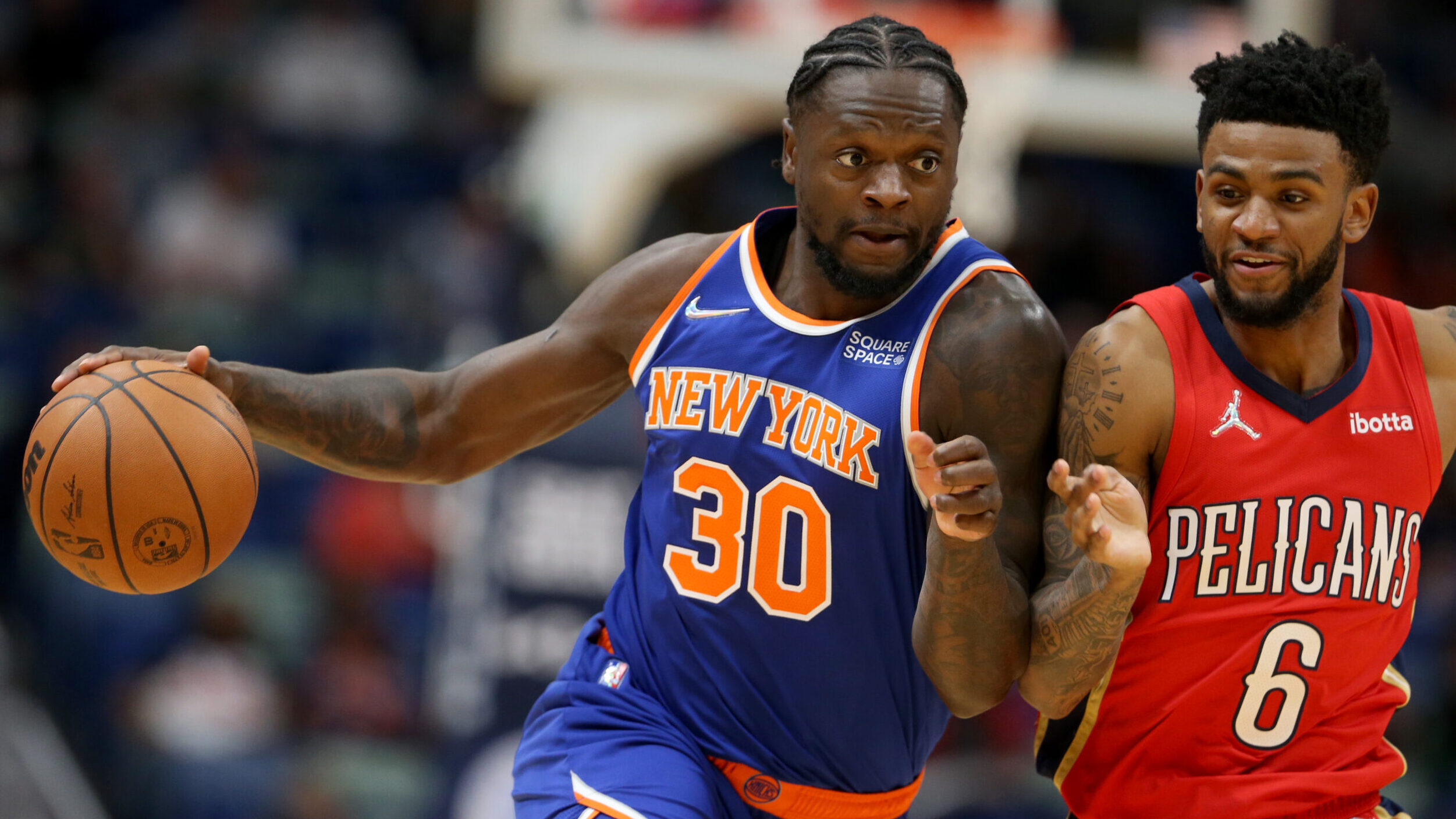 NBA: New York Knicks at New Orleans Pelicans
