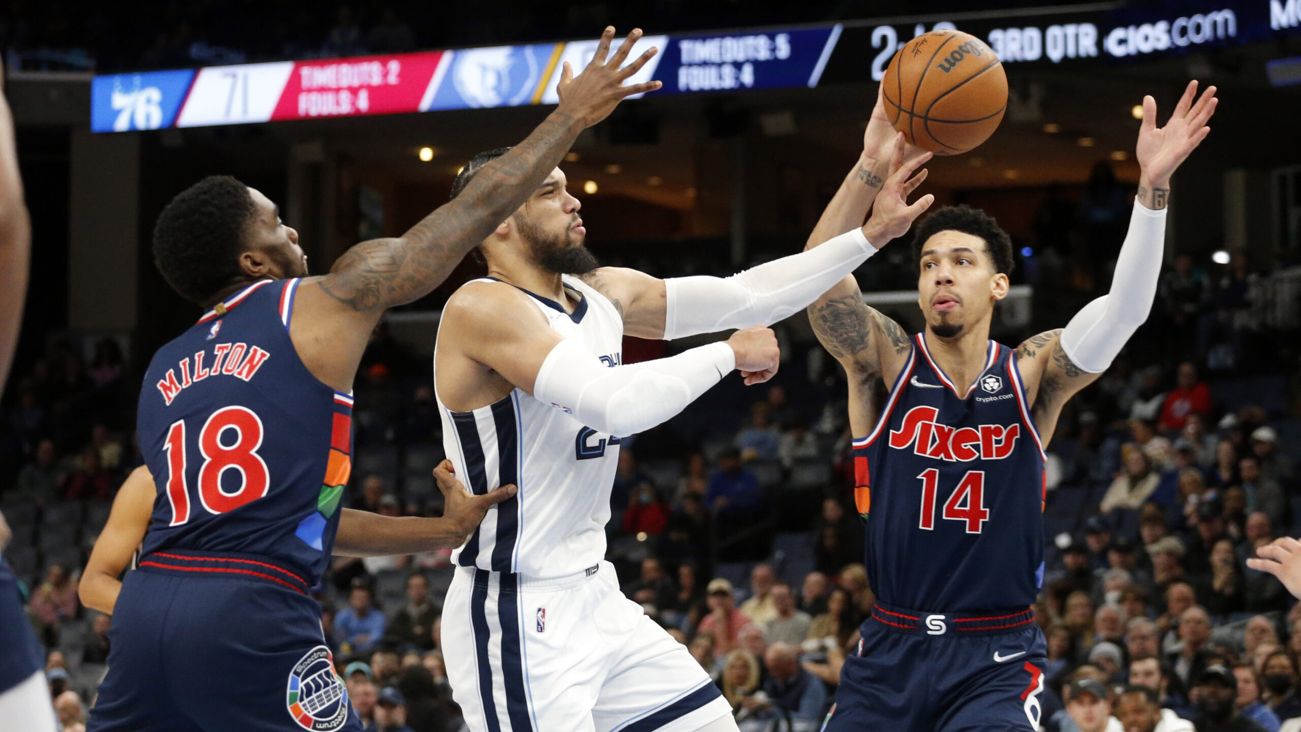 NBA: Philadelphia 76ers at Memphis Grizzlies