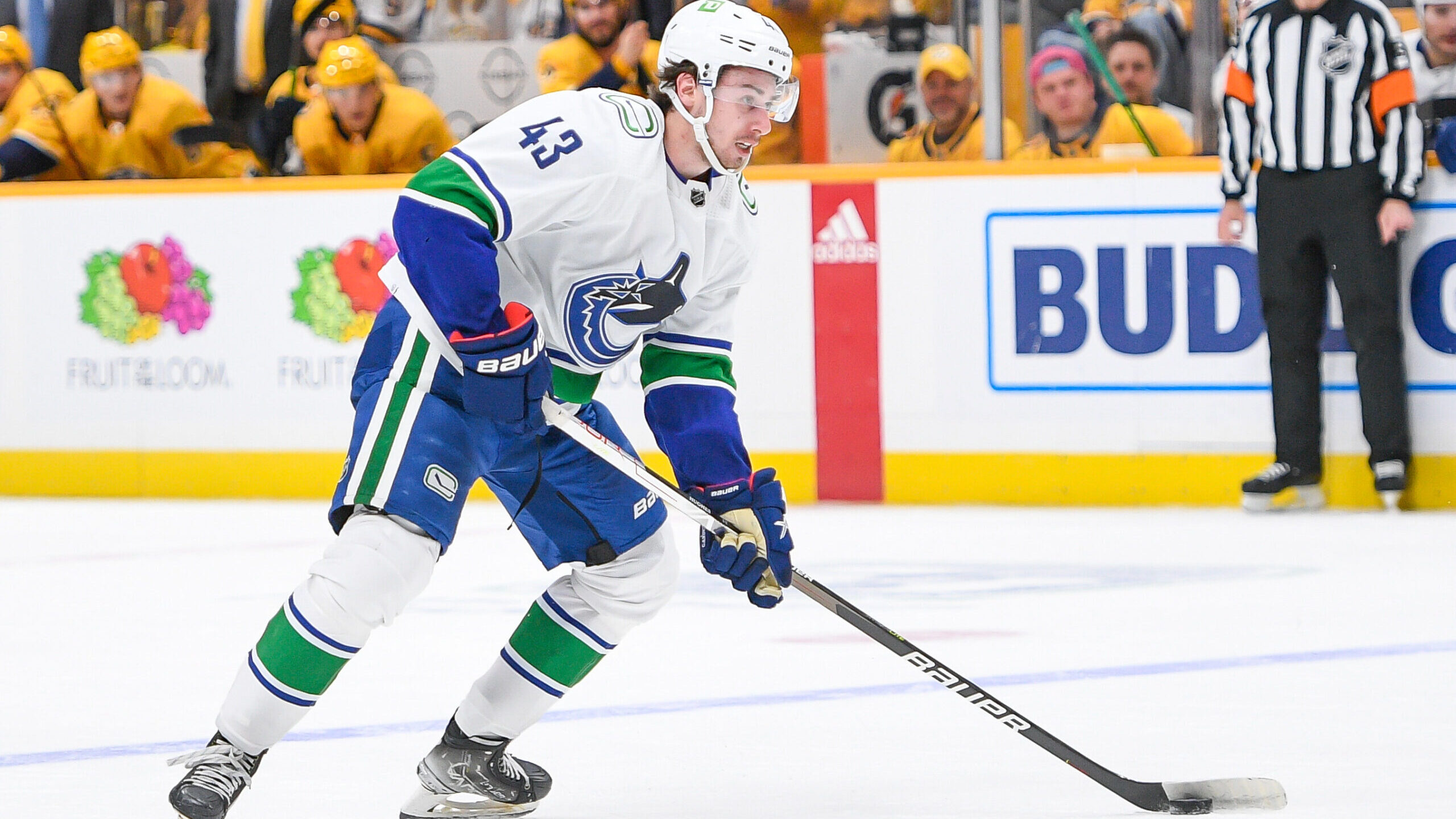 NHL: Vancouver Canucks at Nashville Predators