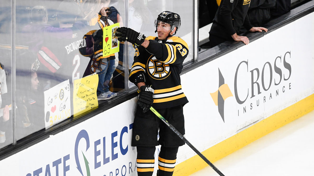 Boston Bruins left wing Brad Marchand