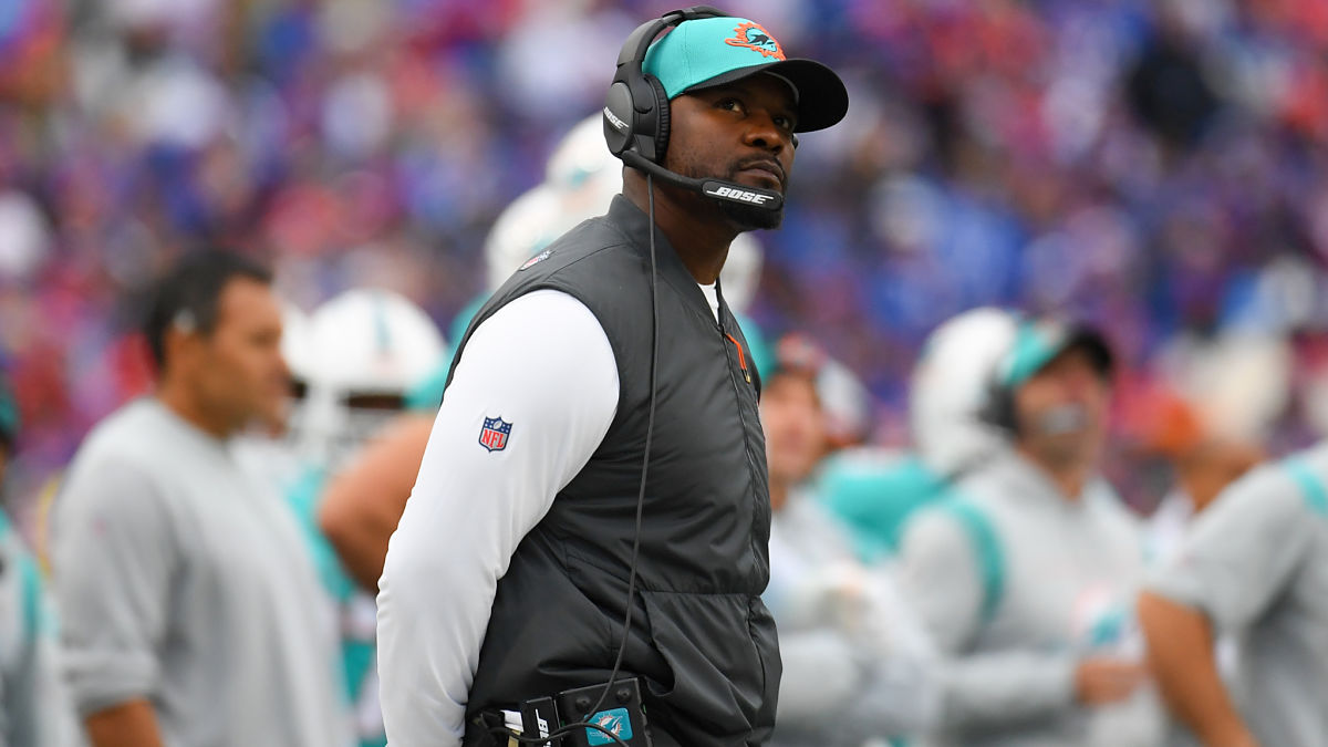 Former Miami Dolphins head coach Brian Flores