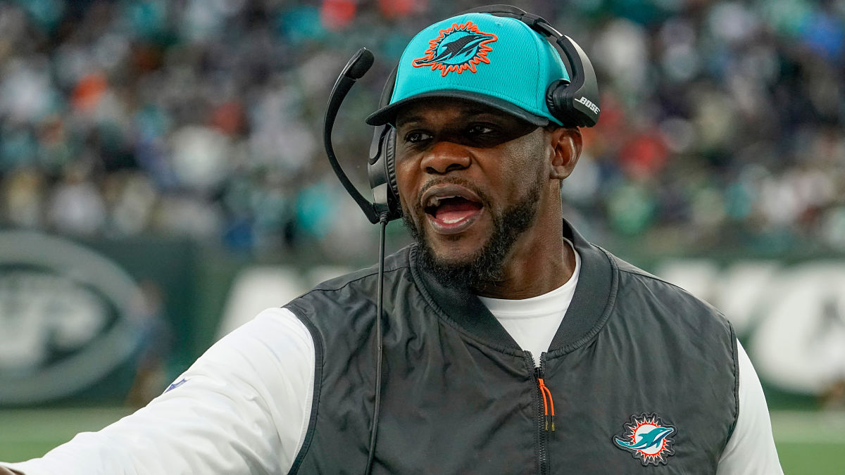 Former Miami Dolphins head coach Brian Flores