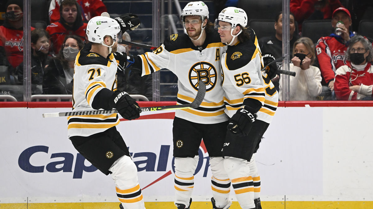 Boston Bruins winger David Pastrnak
