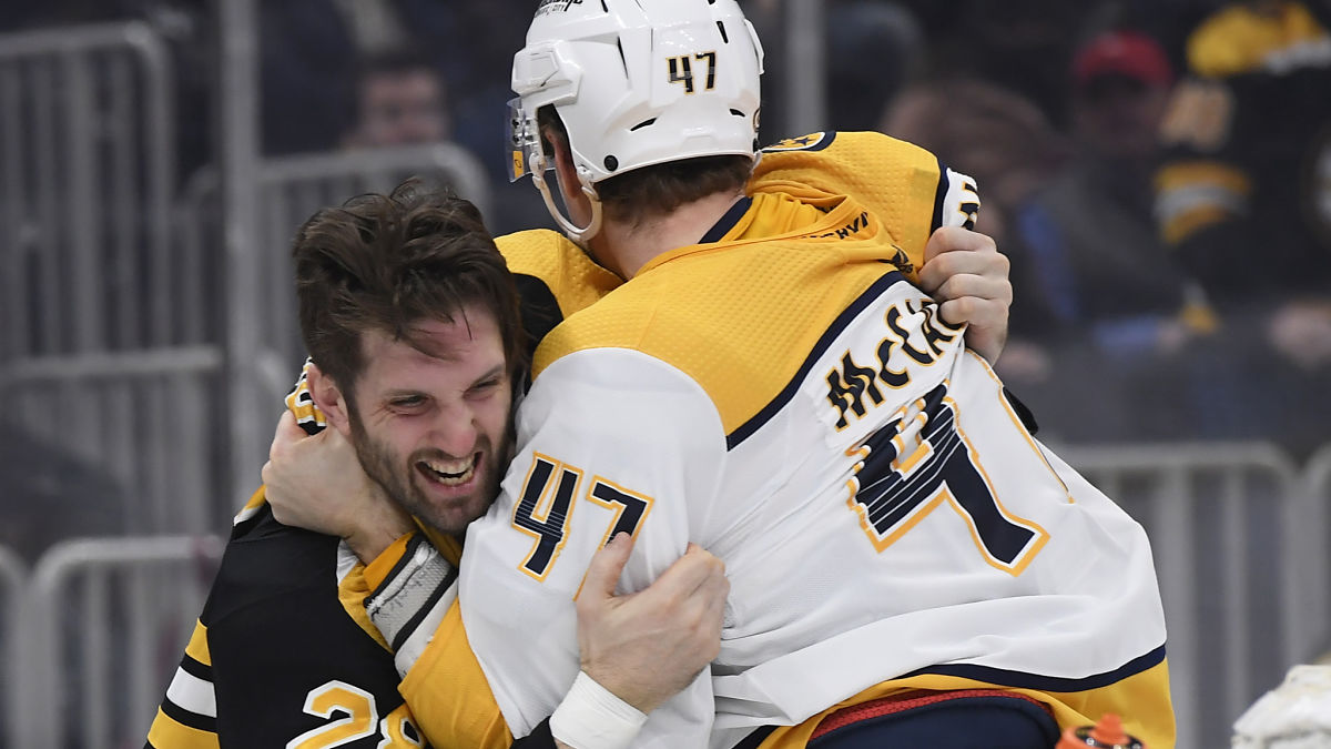 Boston Bruins defenseman Derek Forbort