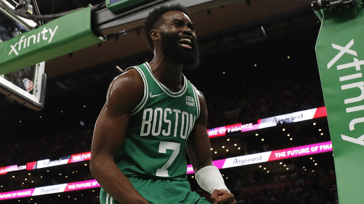 Boston Celtics guard Jaylen Brown