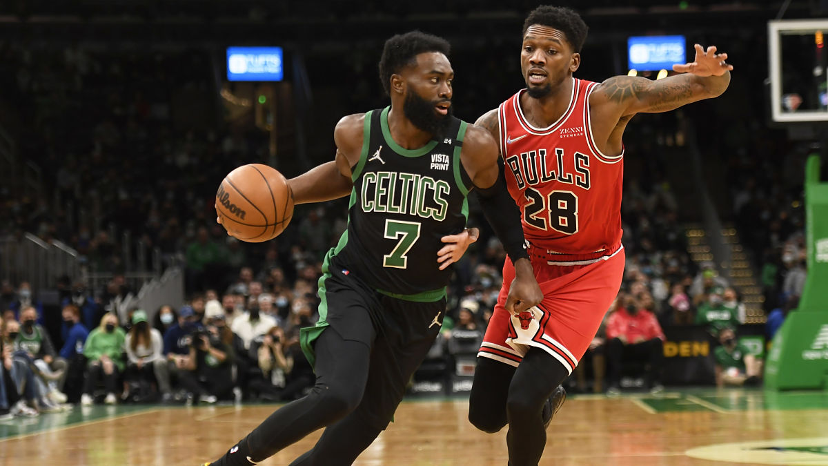 Boston Celtics guard Jaylen Brown