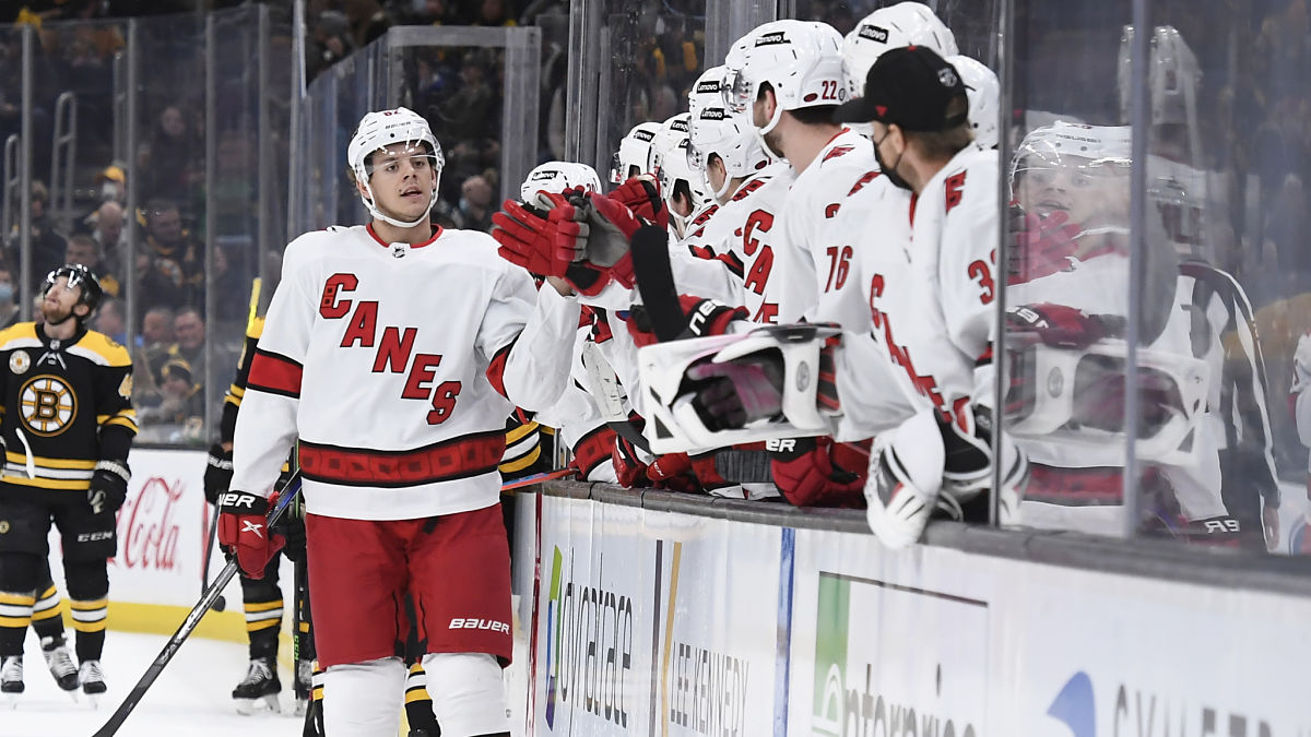 Carolina Hurricanes center Jesperi Kotkaniemi