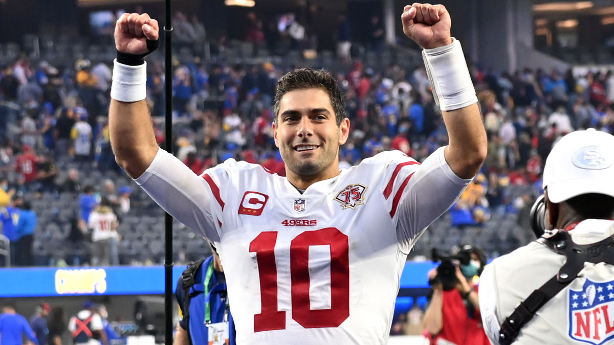 San Francisco 49ers quarterback Jimmy Garoppolo