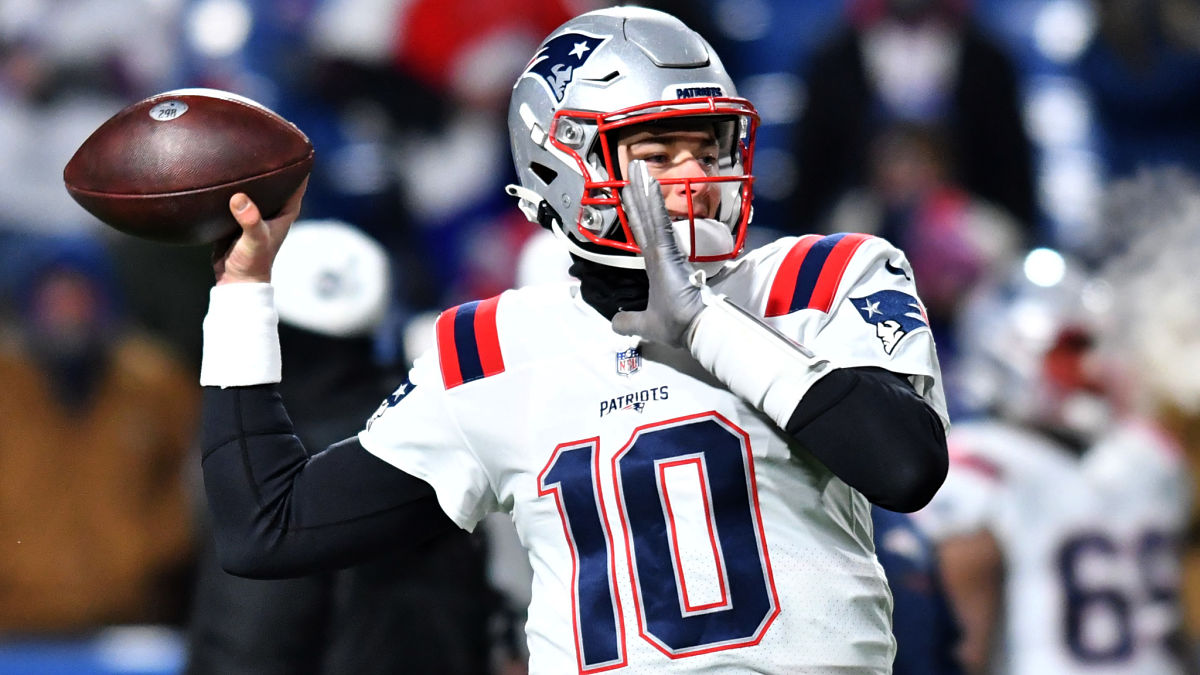 New England Patriots quarterback Mac Jones