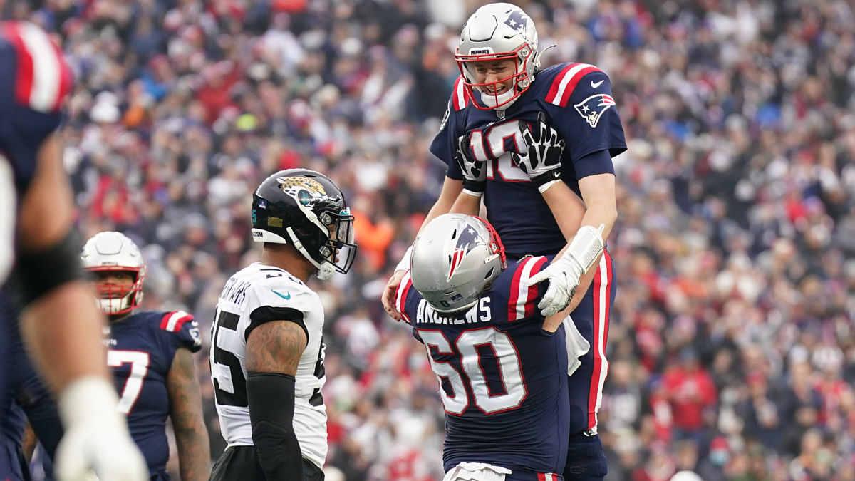 New England Patriots quarterback Mac Jones