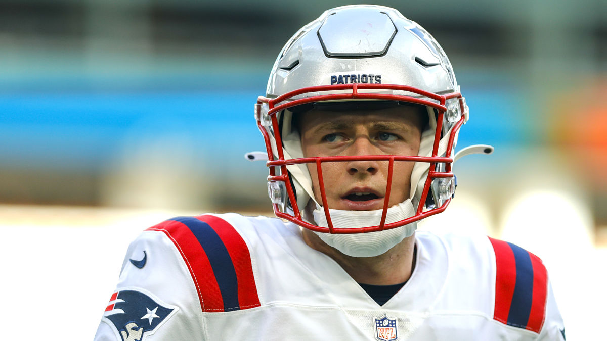 New England Patriots quarterback Mac Jones
