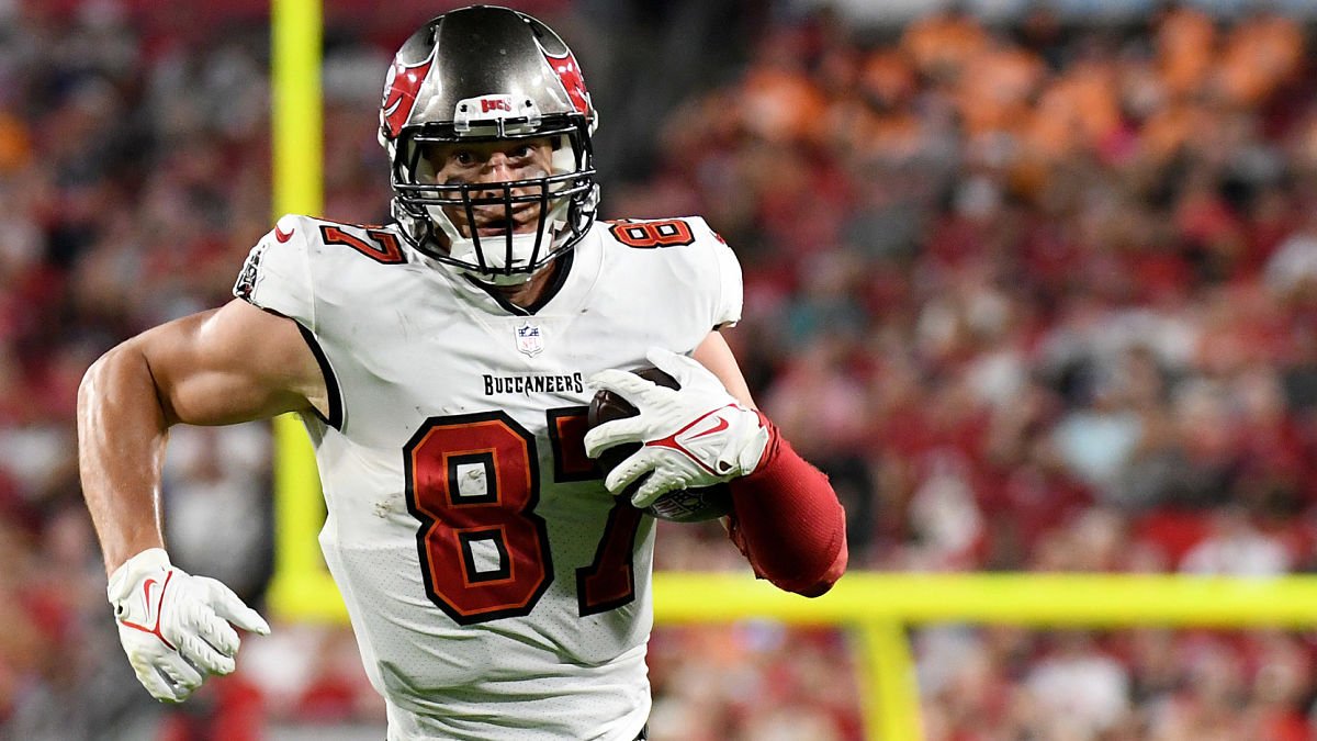 Tampa Bay Buccaneers tight end Rob Gronkowski