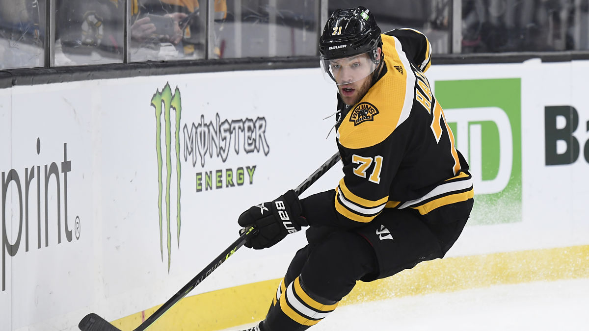 Boston Bruins left wing Taylor Hall