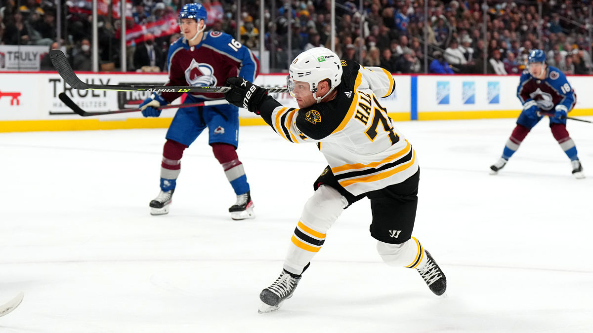 Boston Bruins left wing Taylor Hall