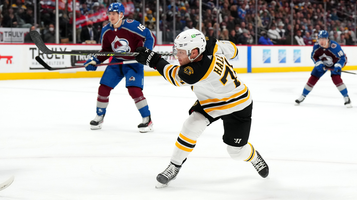 Boston Bruins forward Taylor Hall