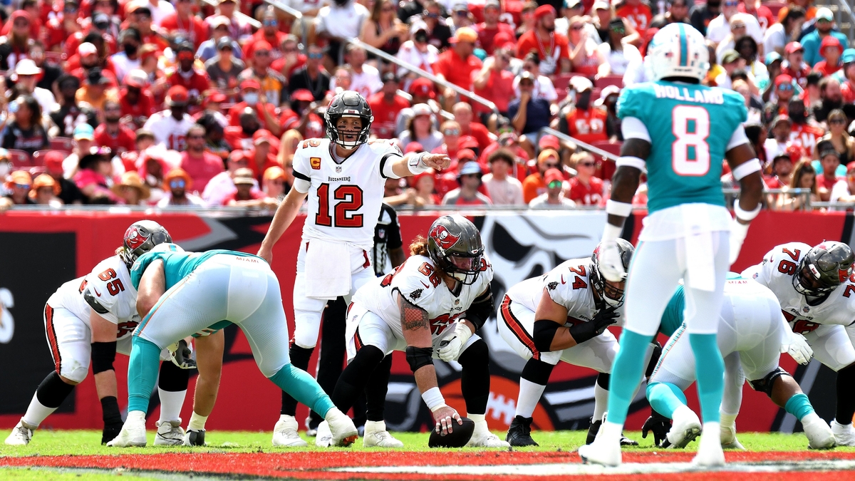 Tampa Bay Buccaneers quarterback Tom Brady
