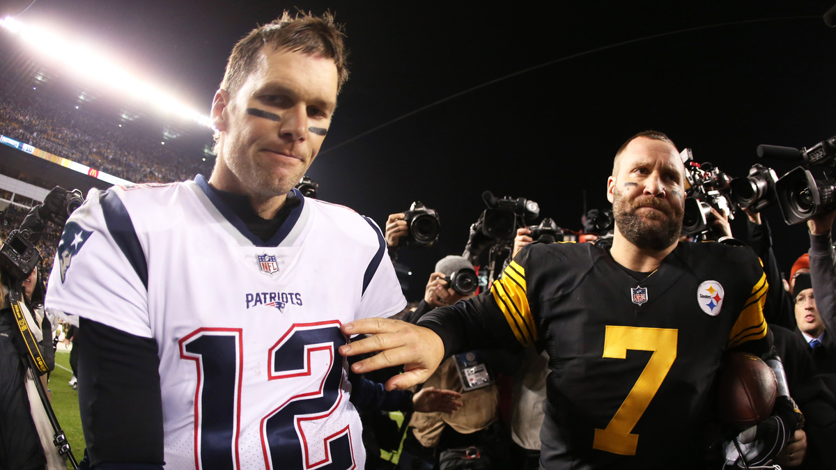 Tampa Bay Buccaneers quarterback Tom Brady, Former Pittsburgh Steelers quarterback Ben Roethlisberger