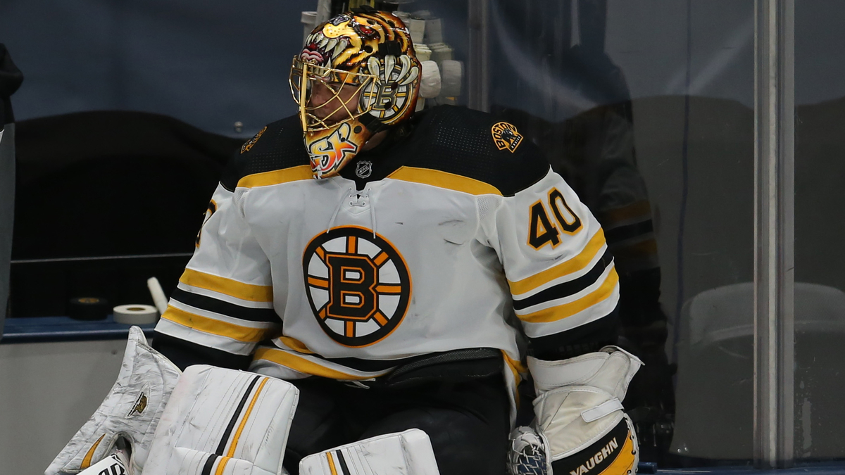 Boston Bruins goalie Tuukka Rask