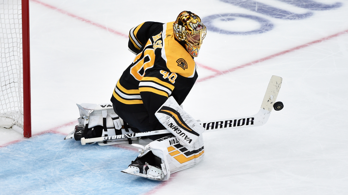 Boston Bruins goalie Tuukka Rask