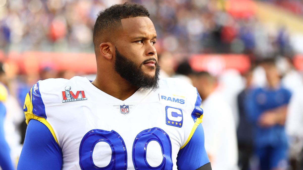 Los Angeles Rams defensive lineman Aaron Donald