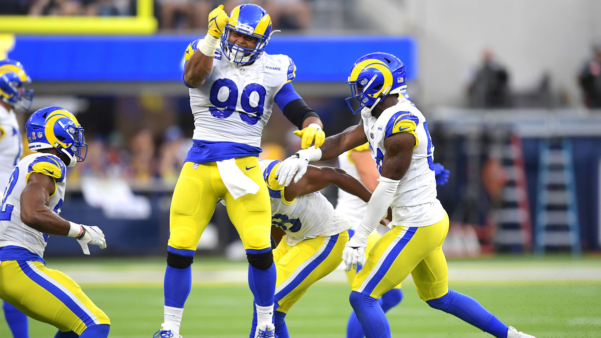 Los Angeles Rams defensive tackle Aaron Donald