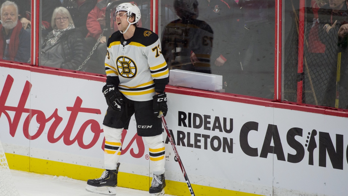 Boston Bruins defender Charlie McAvoy