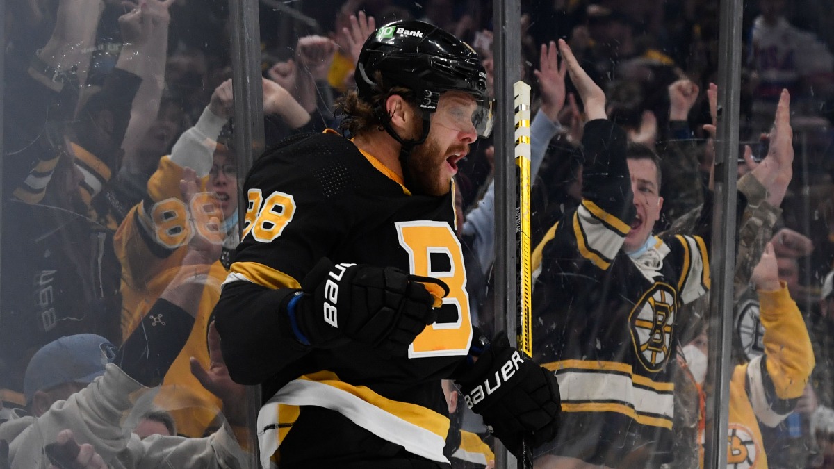 Boston Bruins forward David Pastrnak