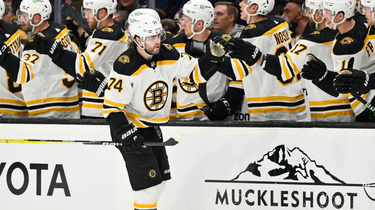 Boston Bruins forward Jake DeBrusk