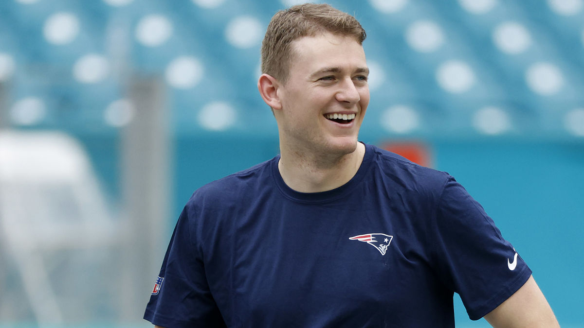 New England Patriots quarterback Mac Jones